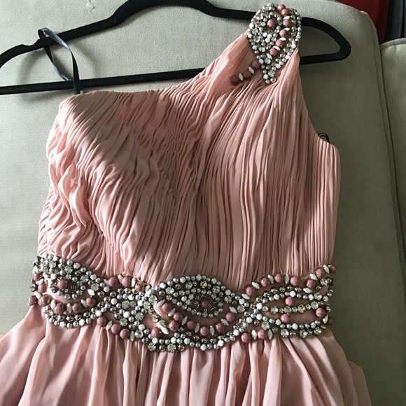 Jadore Beaded Prom Dress Size 4 - Picture 6 of 9